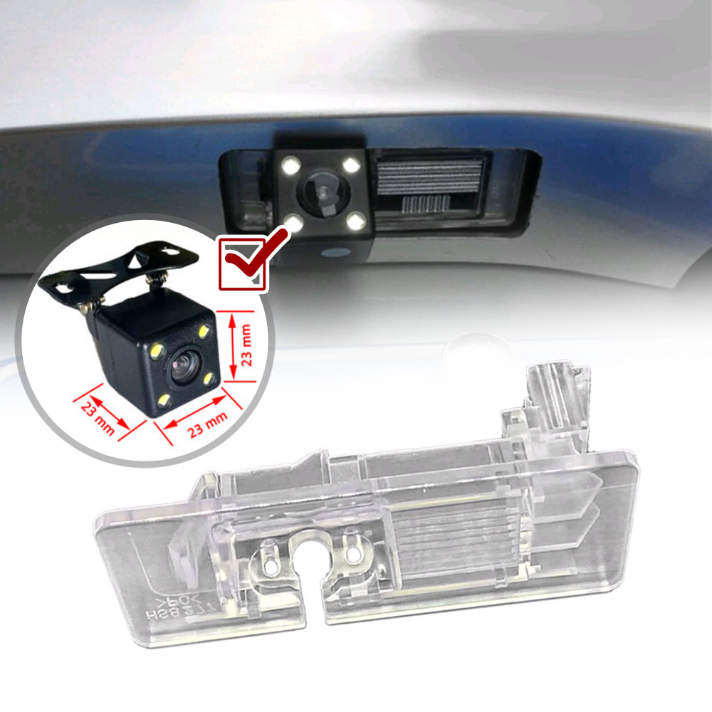 Dash Cam Mirror Backup Camera - 1pc 車のリバースカメラハウジングブラケットマウント車のリアビュープローブリバースシェル棚車の外装アクセサリーフォルクスワーゲン用