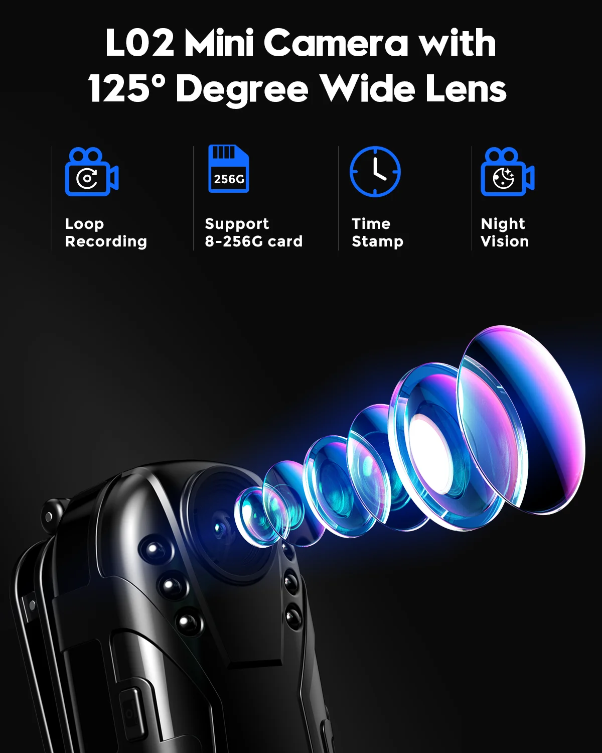 ボブロフ L02 1080P 赤外線ナイトビジョン フルHD - Dash Cam Night Vision Infrared のレビューと価格