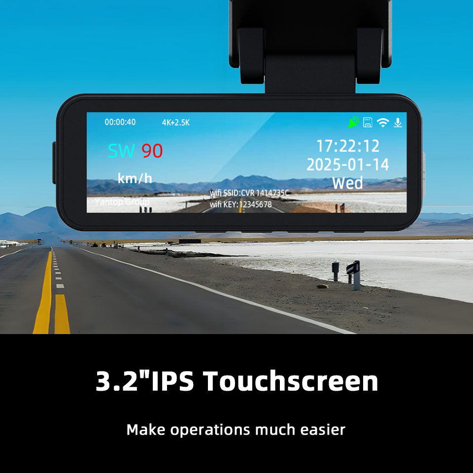 Yangood 4Kミニダッシュカム 車載DVR GPS速度 - Dash Cam 4K Sony Starvis のレビューと価格