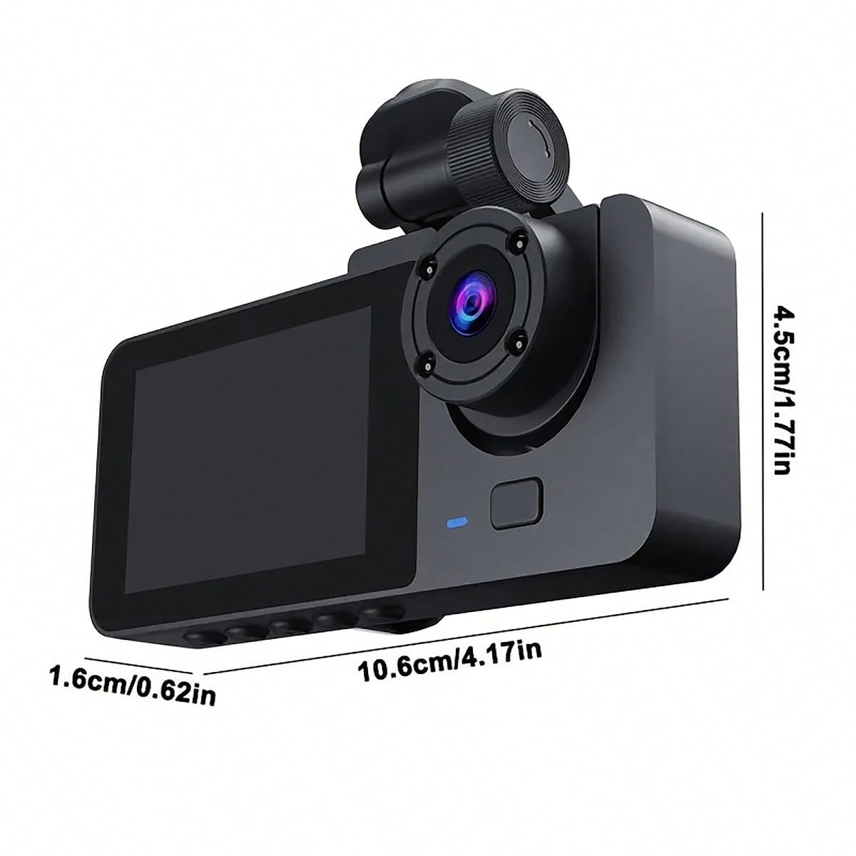 1080p、2/3チャンネル対応、HDナイトビジョン、駐車監 - Dash Cam 3 Channel 1080P のレビューと価格