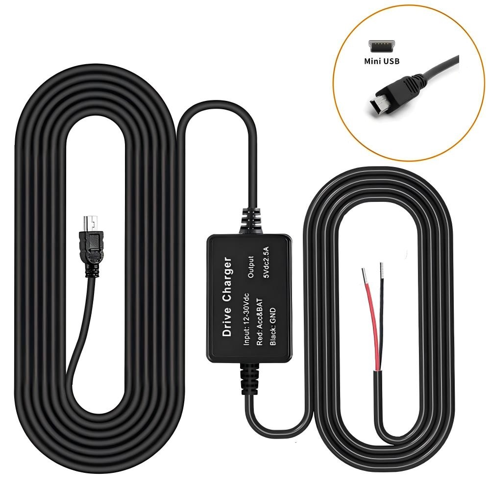 レコーダー駆動用降圧電圧モジュールケーブル、USB C、低電 - Dash Cam Hardwire Kit のレビューと価格