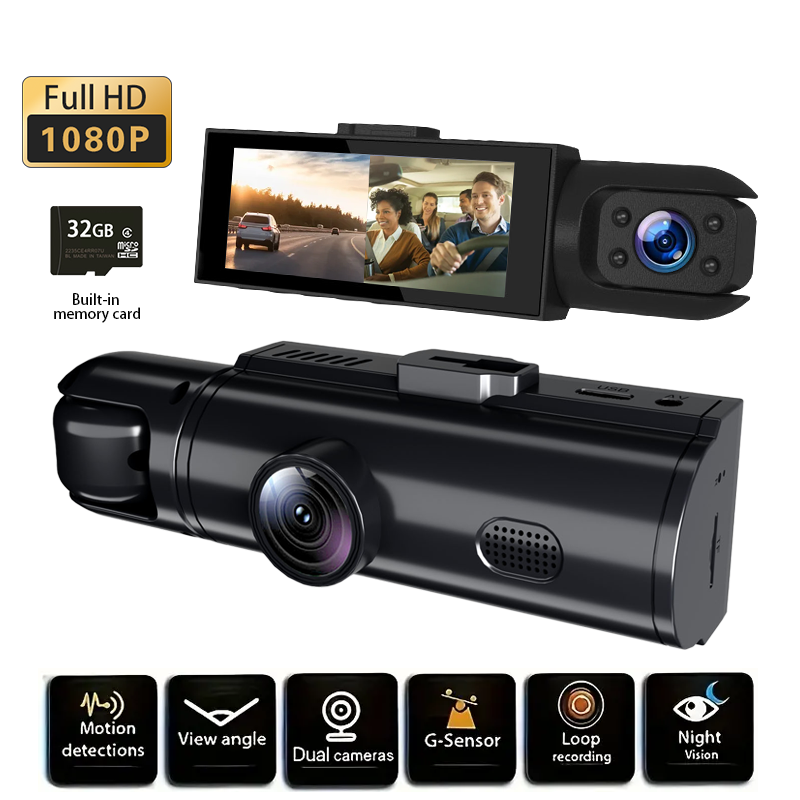 ミニ3スタイル：V7 V9 V10 1台 デュアルダッシュカ - Dash Cam 3 Channel 1080P のレビューと価格