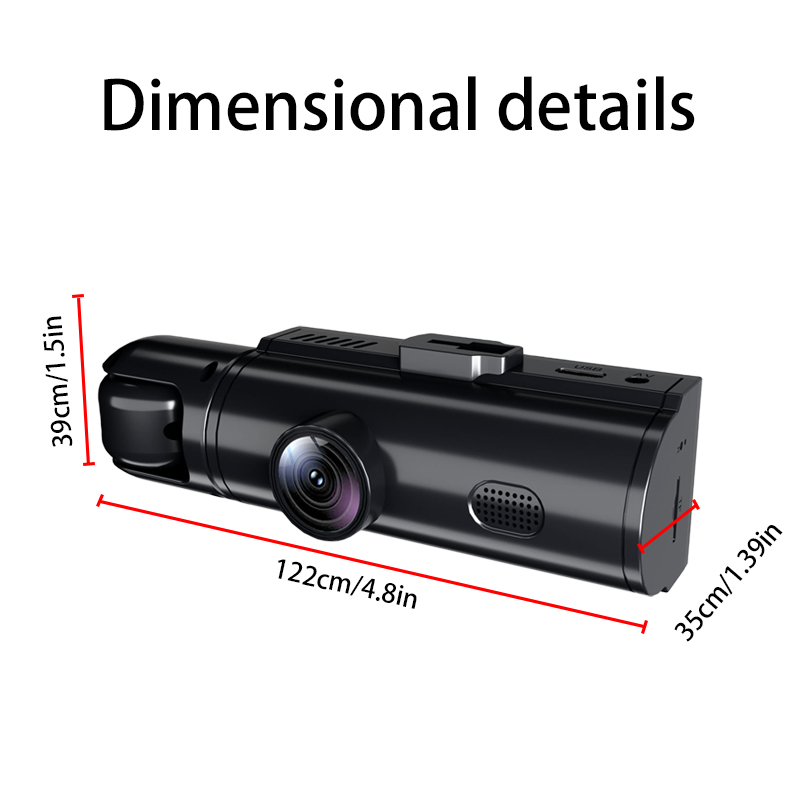 ミニ3スタイル：V7 V9 V10 1台 デュアルダッシュカ - Dash Cam 3 Channel 1080P のレビューと価格