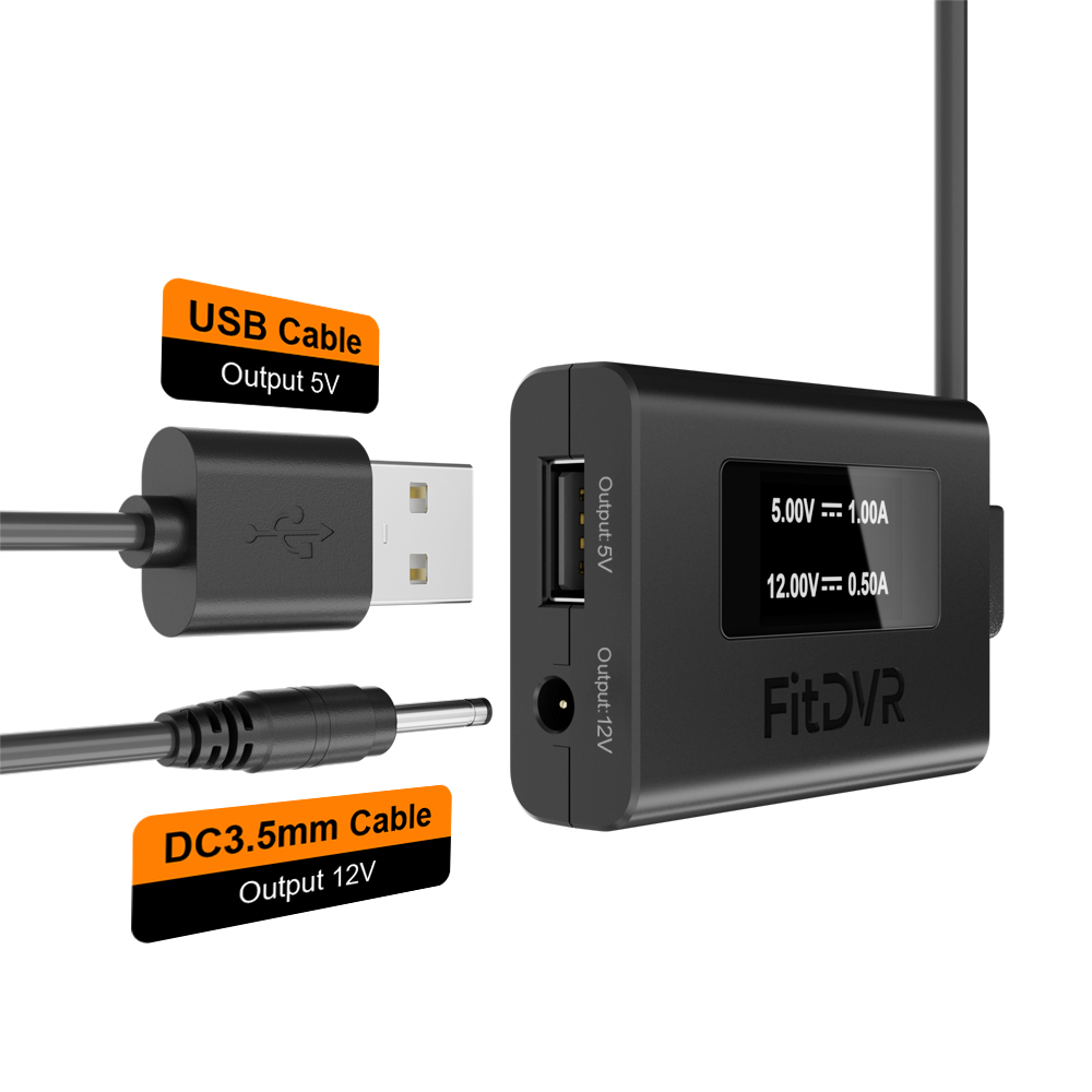 FitDVR ダッシュカメラ電源アダプター (5ピン) トヨ - Dash Cam Hardwire Kit のレビューと価格