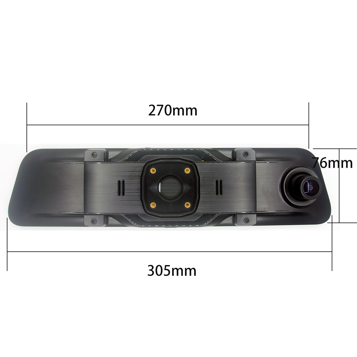 Anshilong-ダッシュボードカメラ,フルタッチ,2K, - Dash Cam Rear View Mirror 12 Inch のレビューと価格