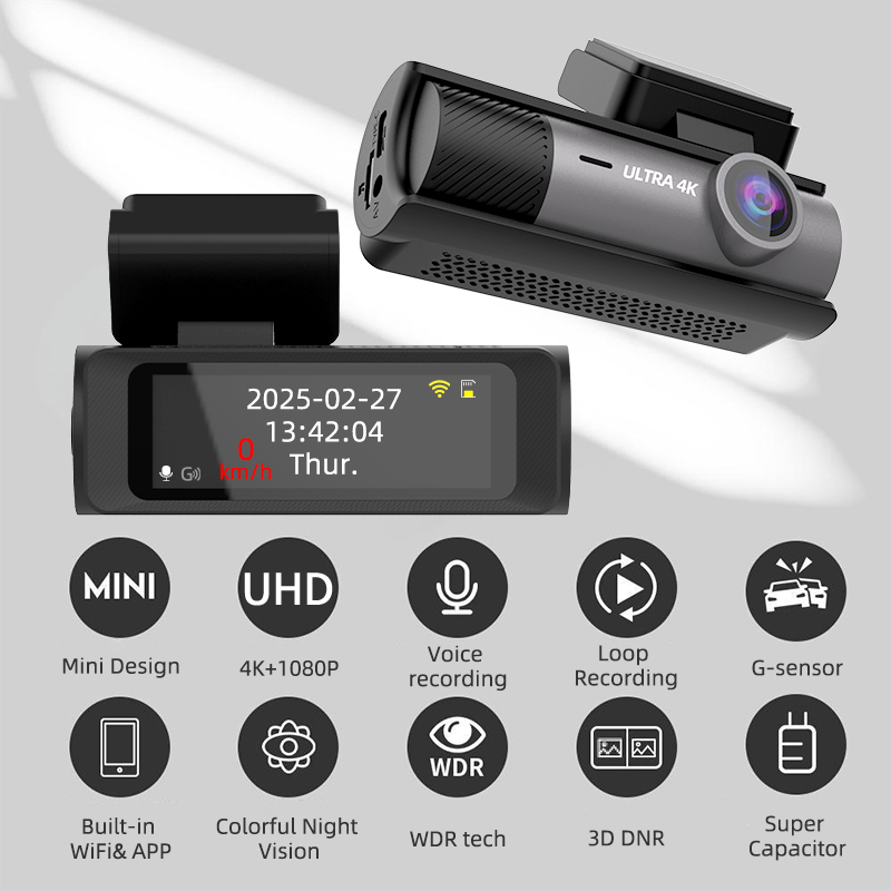 Yangood 4Kドライブレコーダー GPS・WiFi内蔵 - Dash Cam 4K Sony Starvis のレビューと価格