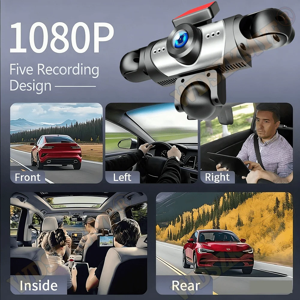 アップグレード版 3/5チャンネル 360度車載DVR 10 - Dash Cam 360 Degree Panoramic のレビューと価格