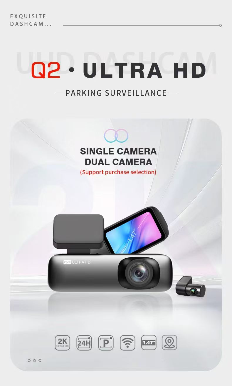 新型2026年第2四半期 2Kデュアルレンズドライブレコーダ - Dash Cam 2K Dual Lens のレビューと価格