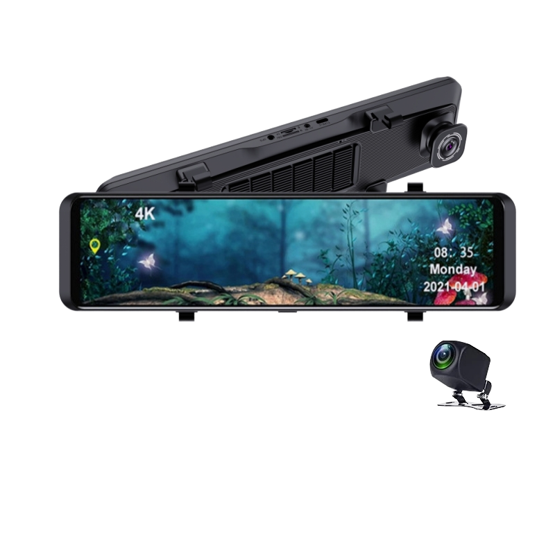 12インチ4K Android Auto Carplay G - Dash Cam Rear View Mirror 12 Inch のレビューと価格