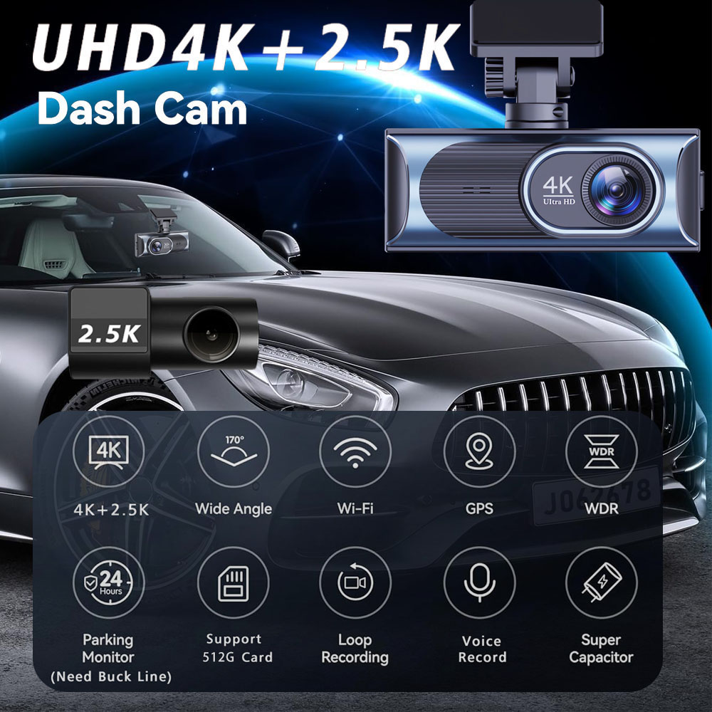 ウルトラHD 4K 3840*2160Pドライブレコーダー  - Dash Cam 4K Sony Starvis のレビューと価格