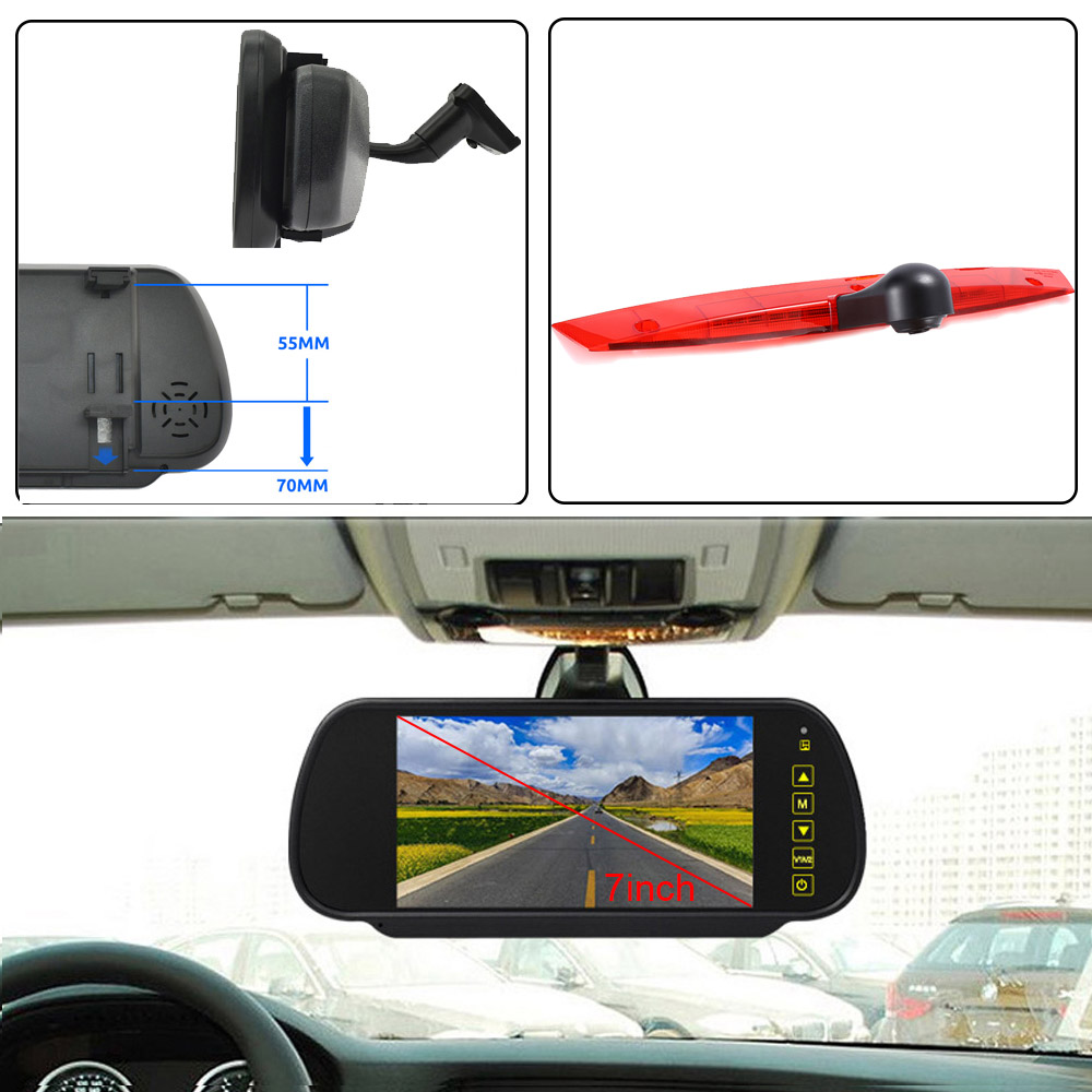 メルセデス・ベンツ Vito Mixto W639、Vito - Dash Cam Mirror Backup Camera のレビューと価格