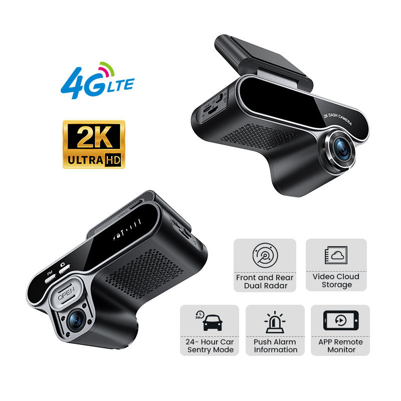2026年 4G LTE ダッシュカム 2K デュアルレンズ - Dash Cam Night Vision Infrared のレビューと価格
