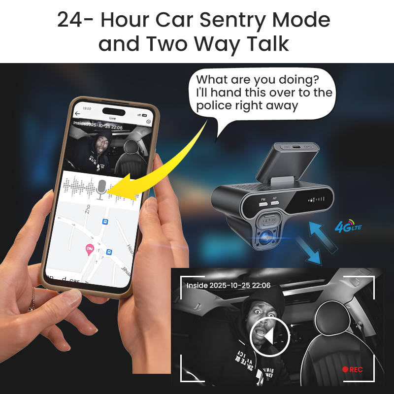 2026年 4G LTE ダッシュカム 2K デュアルレンズ - Dash Cam Night Vision Infrared のレビューと価格