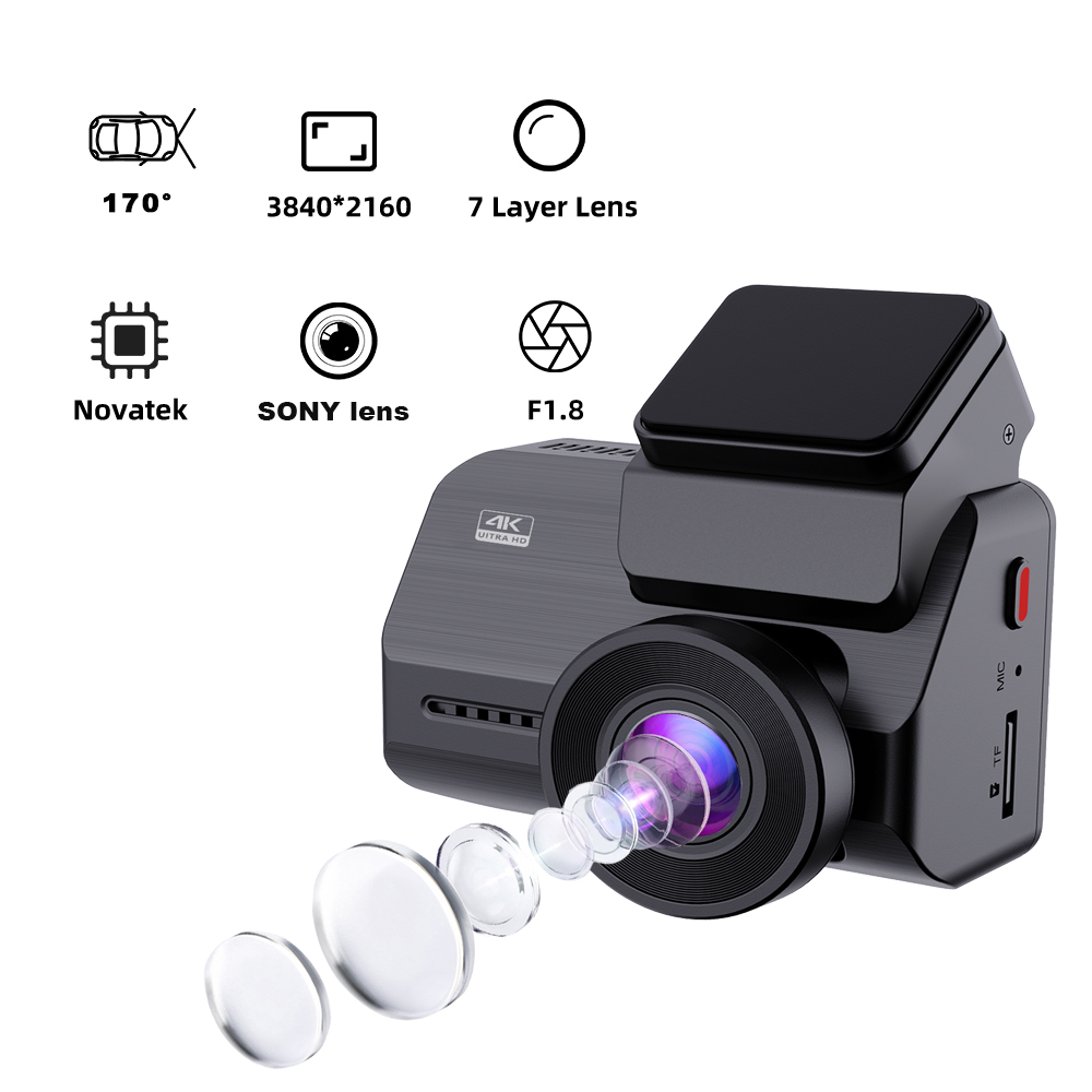 大人気 2インチ 2レンズ 4K 車載ダッシュカメラ ダッシ - Dash Cam 2K Dual Lens のレビューと価格
