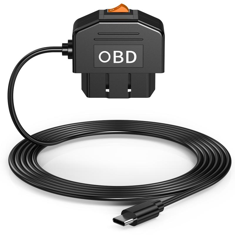 OBDハードワイヤー電源キット。Type-Cポート対応、駐車 - Dash Cam Hardwire Kit のレビューと価格