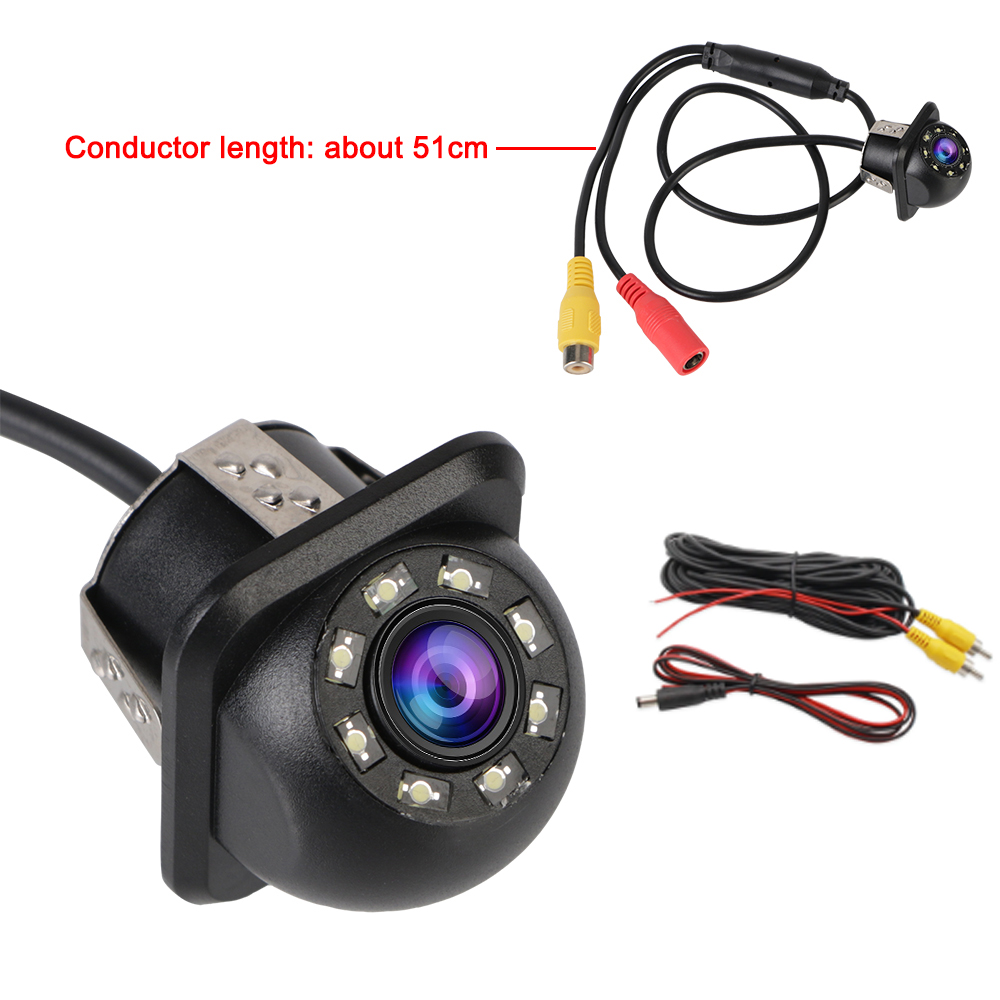 8 LED 自動駐車支援車赤外線ナイトビジョン広角バックアッ - Dash Cam With Parking Monitor のレビューと価格
