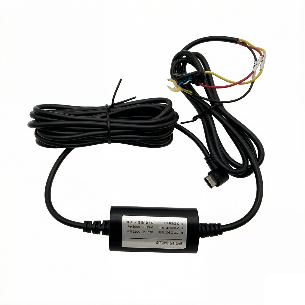 12/24Vを5V 2.5Aに変換するType-Cハードワイ - Dash Cam With Parking Monitor のレビューと価格