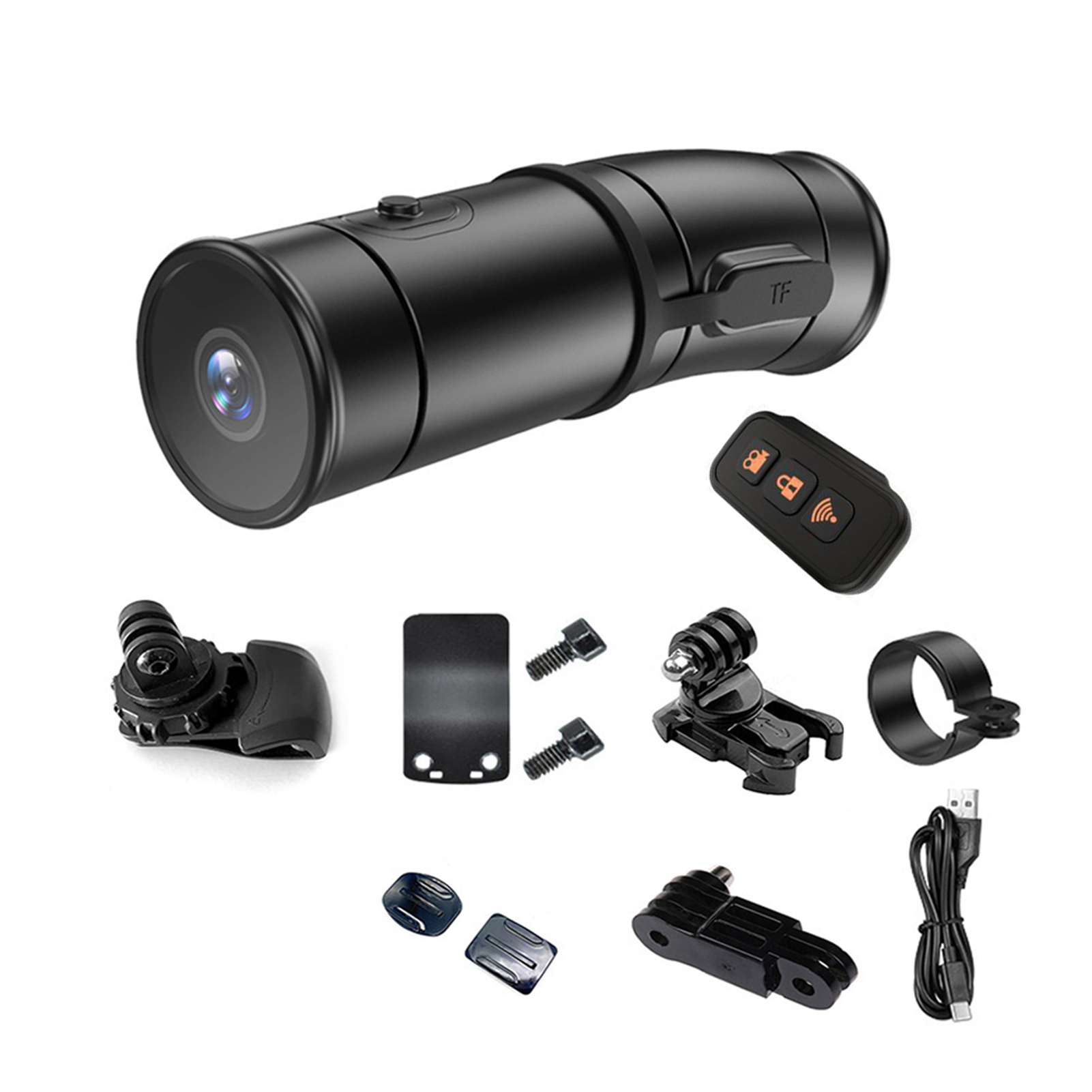 フルHD 2K ヘルメットカメラ WiFi デュアルUHD  - Dash Cam 2K Dual Lens のレビューと価格
