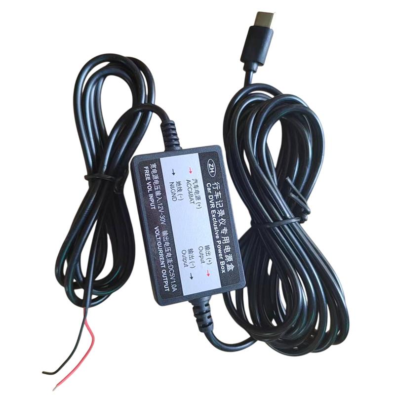 車載充電器電源アダプター ダッシュカム用 Type-Cインタ - Dash Cam Hardwire Kit のレビューと価格