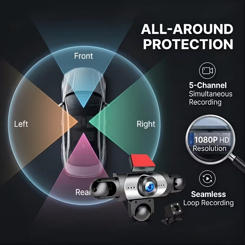 2026年型、性能向上版、4/5チャンネル対応ドライブレコー - Dash Cam Night Vision Infrared のレビューと価格