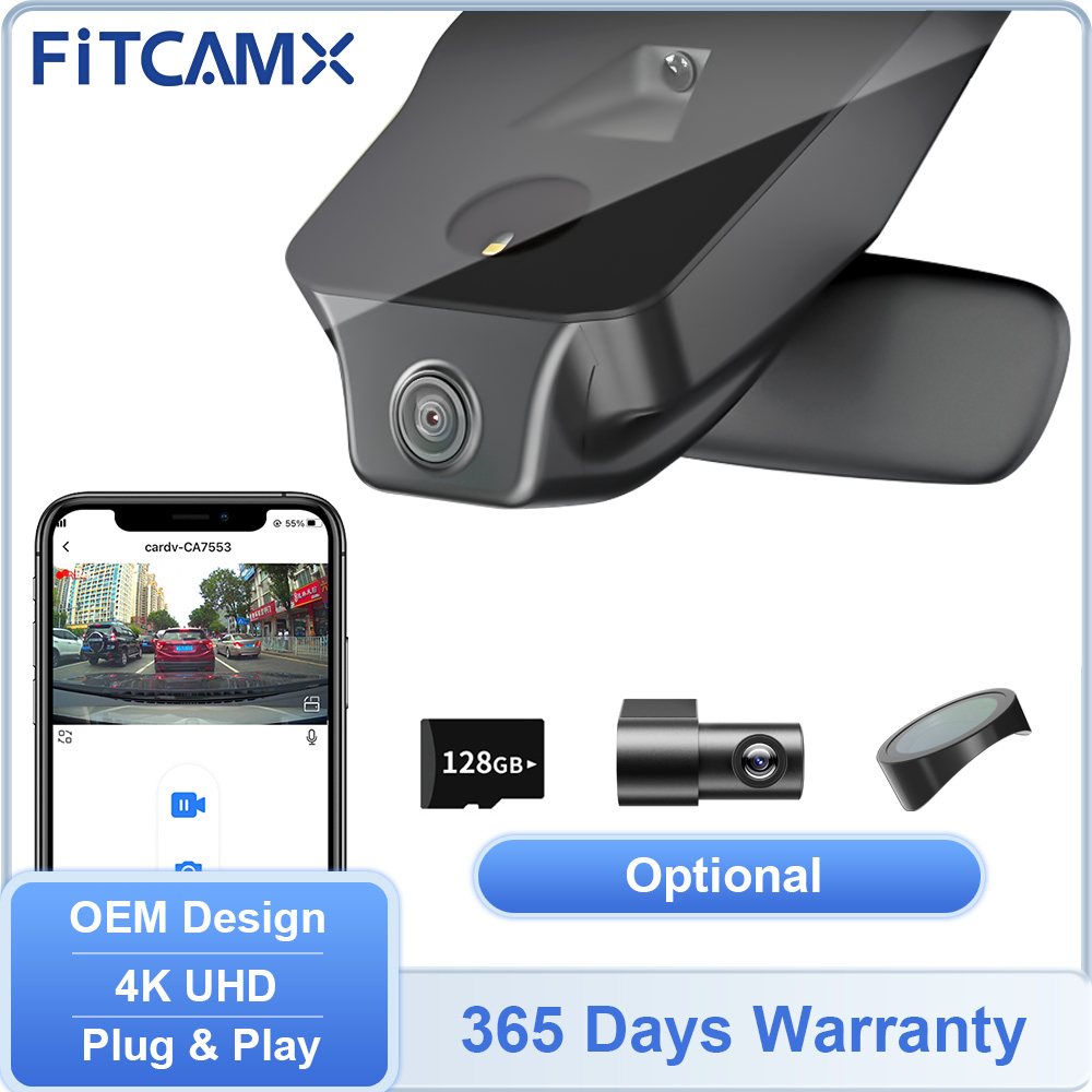シボレー サバーバン 2015-2025用 4Kフロントカー - Dash Cam Front And Rear 4K のレビューと価格