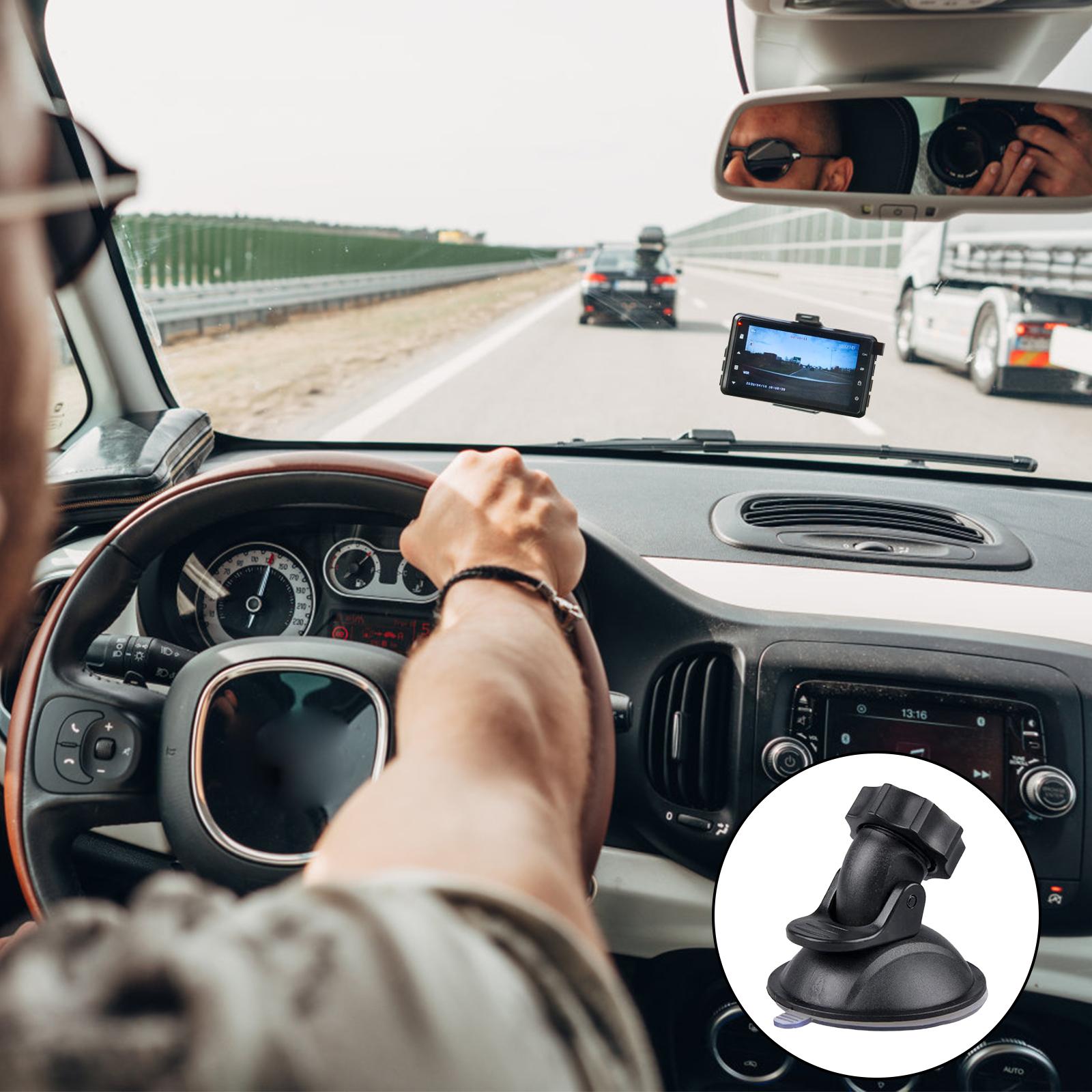 ダッシュカムマウント 吸盤式 取り外し可能 回転式 車載カメ - Dash Cam 360 Degree Panoramic のレビューと価格