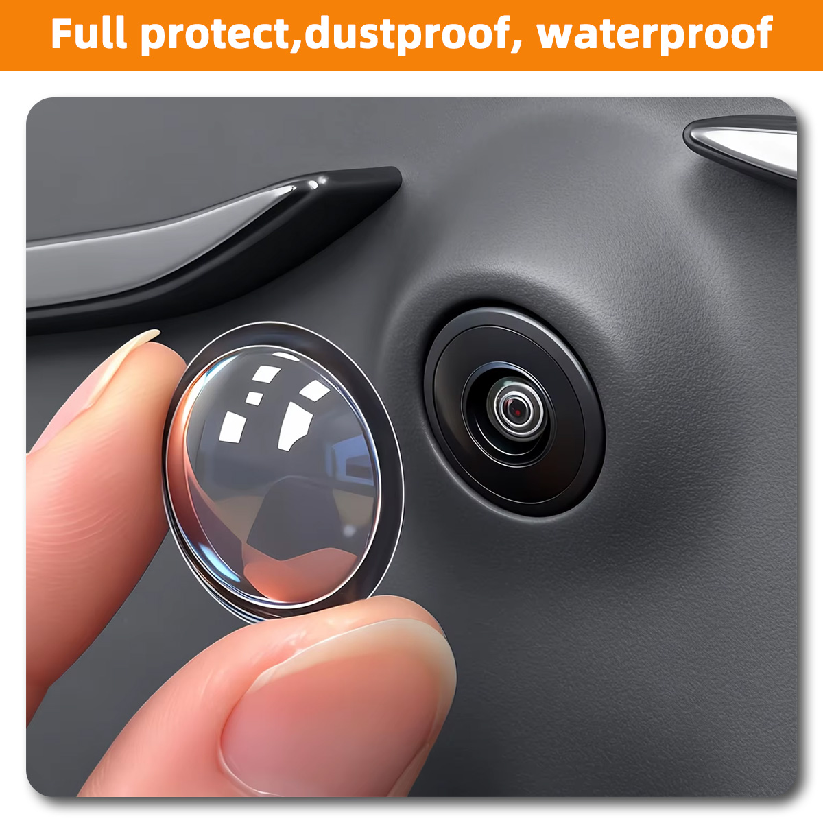 汎用 2/4個入り 車載カメラレンズ保護カバー 360度パノ - Dash Cam Mirror Backup Camera のレビューと価格
