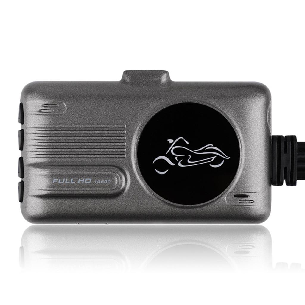 1080P対応、デュアルレンズ搭載のバイク用ドライブレコーダ - Dash Cam With Parking Monitor のレビューと価格
