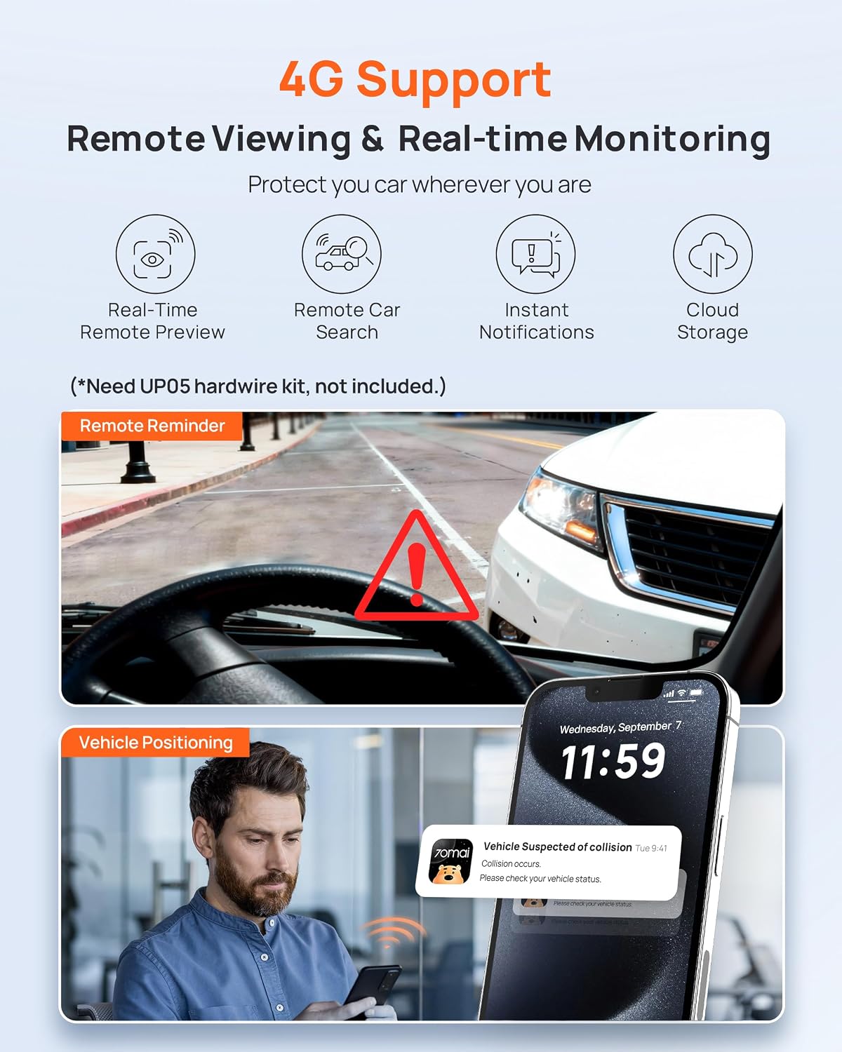 デュアルダッシュカム 1944P 1080P STARVIS - Dual Dash Cam With Gps Wifi のレビューと価格