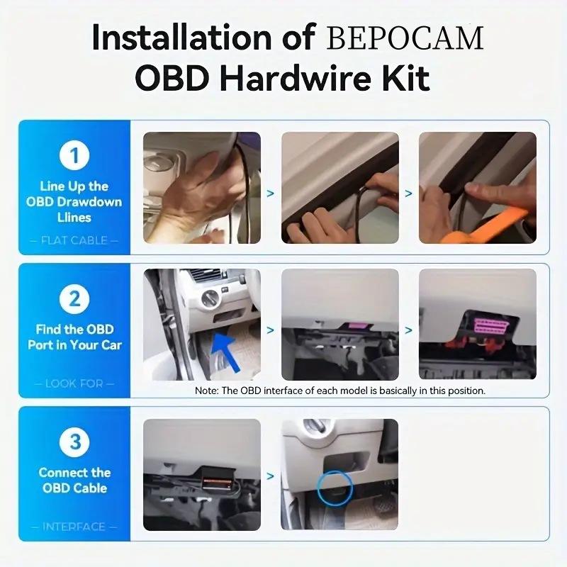【CR】ドライブレコーダー用OBDハードワイヤー電源キット。 - Dash Cam Hardwire Kit のレビューと価格