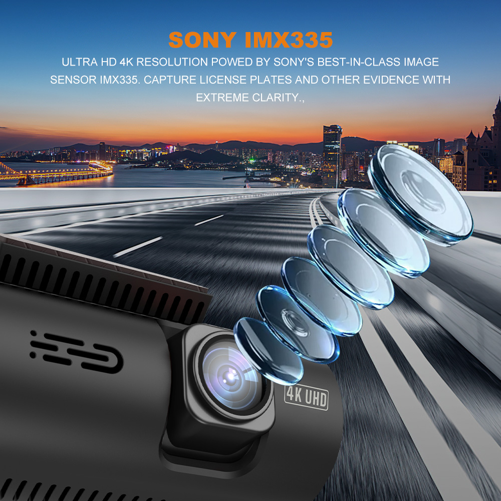 ドライブレコーダー 4K+1080P デュアルカメラ 車載カ - Dual Dash Cam With Gps Wifi のレビューと価格