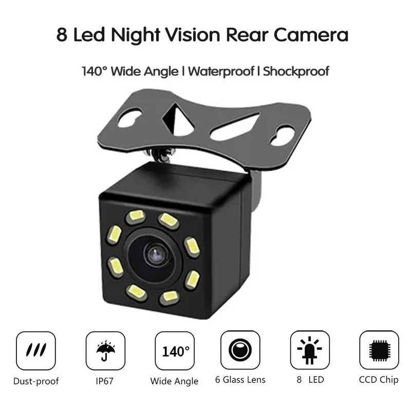 ユニバーサル車用リアビューバックアップパーキングカメラ 4/ - Dash Cam With Parking Monitor のレビューと価格
