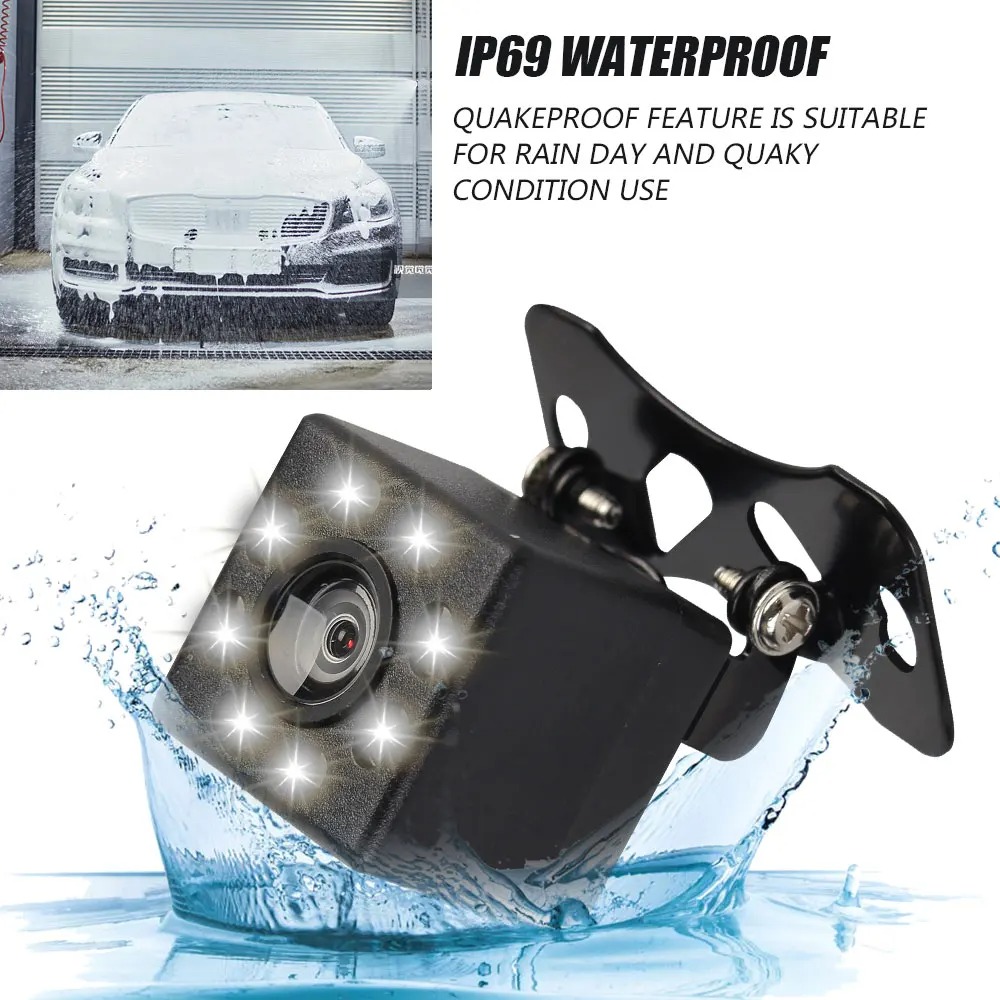 ユニバーサル車用リアビューバックアップパーキングカメラ 4/ - Dash Cam With Parking Monitor のレビューと価格