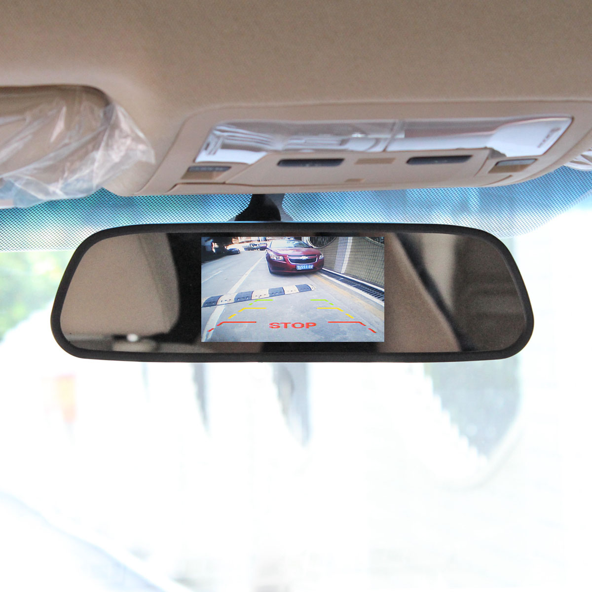 SMALUCK 4.3インチ TFT LCDスクリーン 車載 - Dash Cam Mirror Backup Camera のレビューと価格