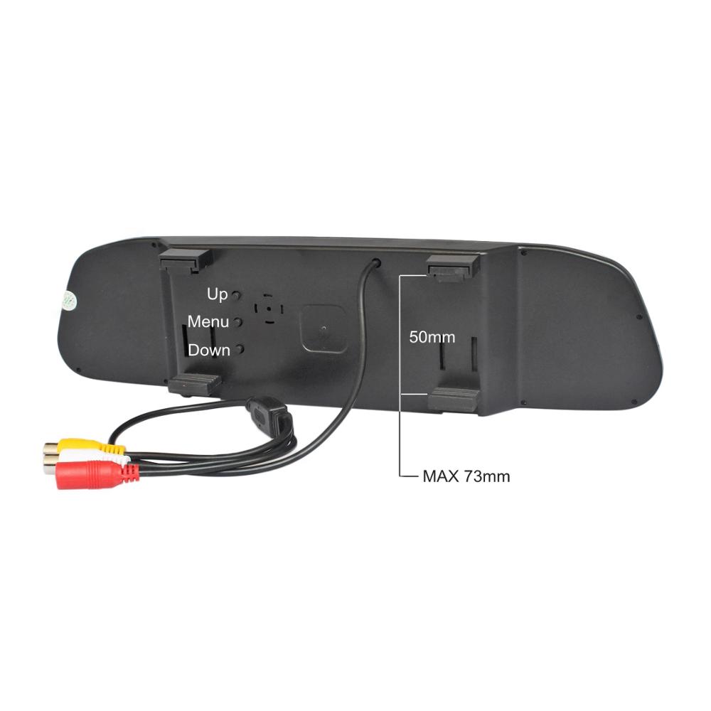 SMALUCK 4.3インチ TFT LCDスクリーン 車載 - Dash Cam Mirror Backup Camera のレビューと価格